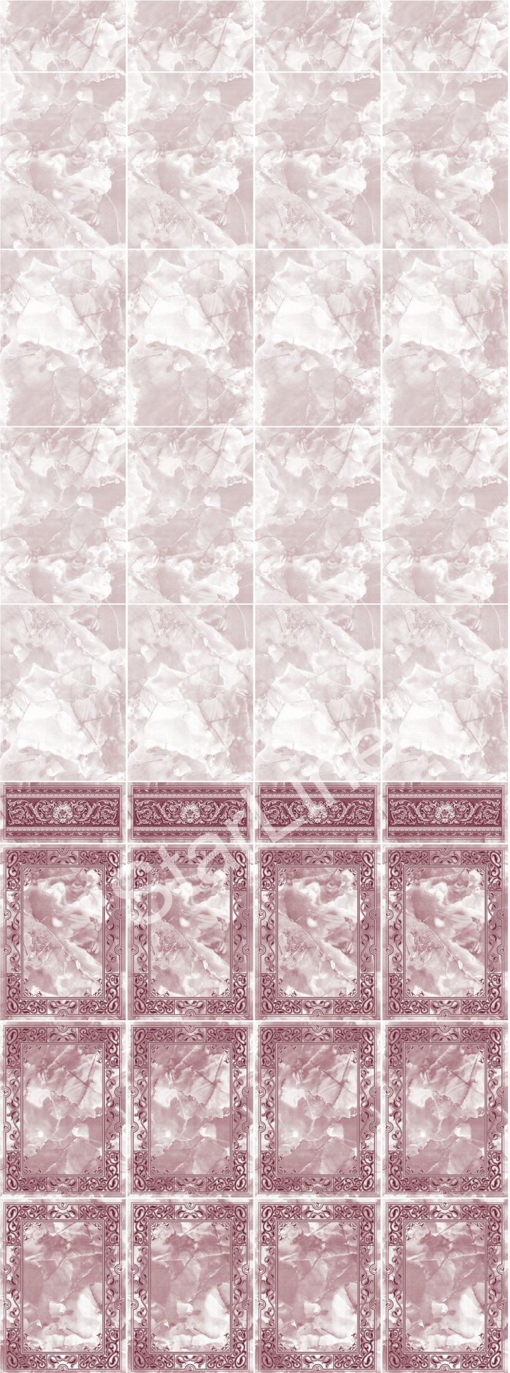 Панель ПВХ "StarLine" Фриз Барон Бордо Панель ПВХ "StarLine" Фриз Барон Бордо